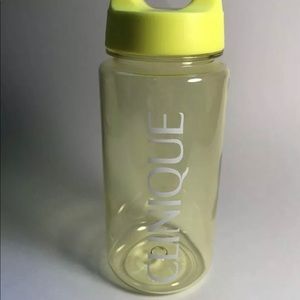 Clinique Water Bottle - BPA FREE - Yellow - NEW